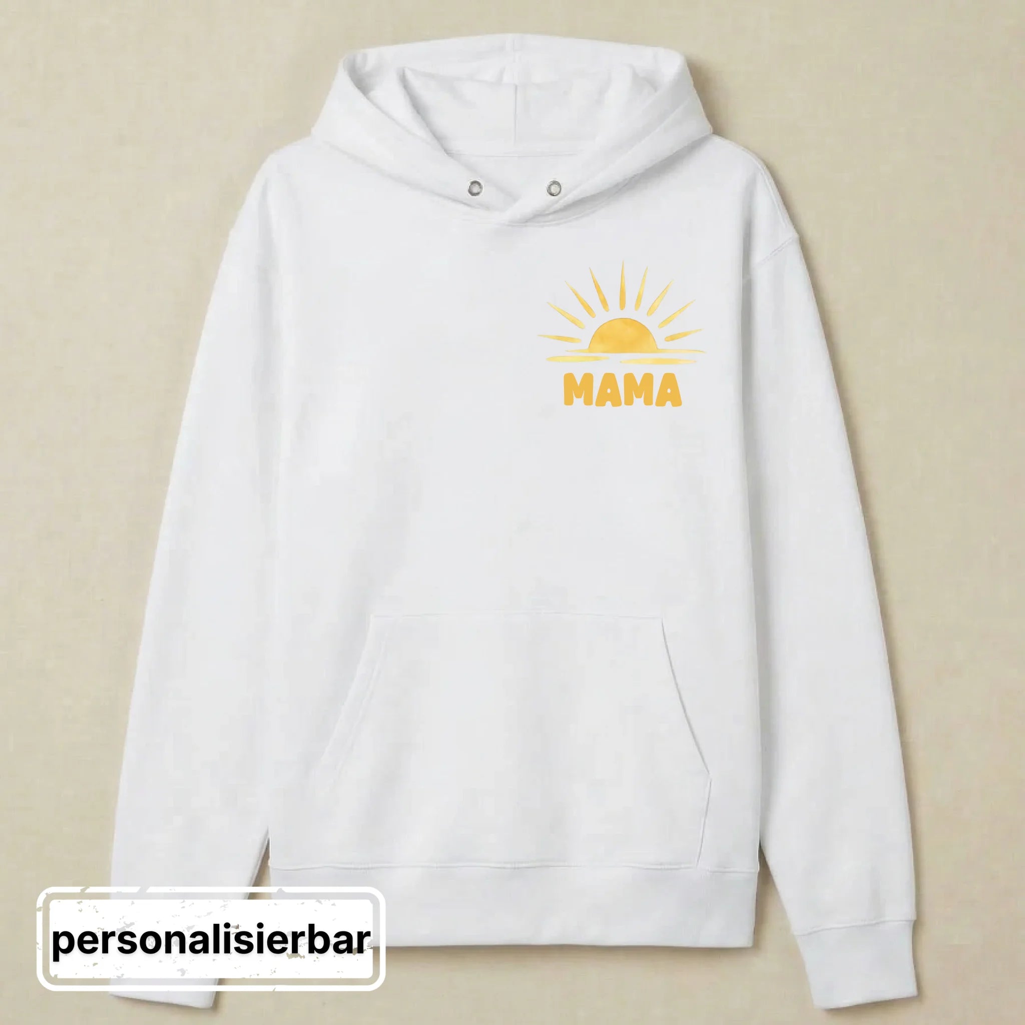 Hoodie front - weiß