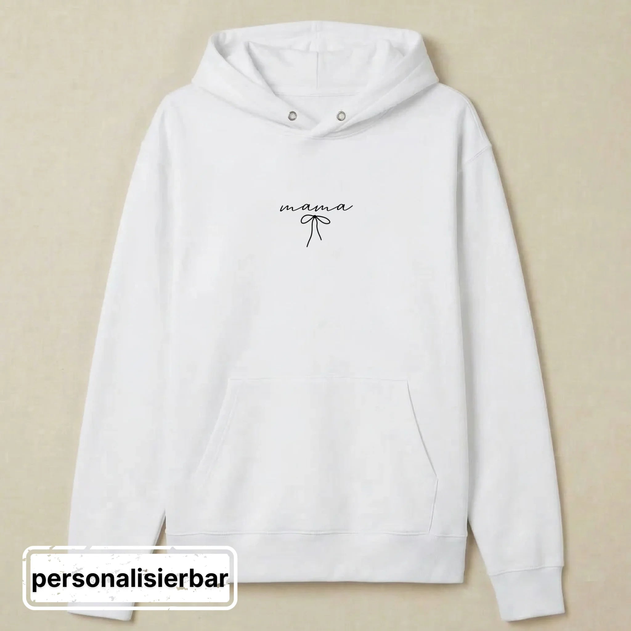 Hoodie front - weiß