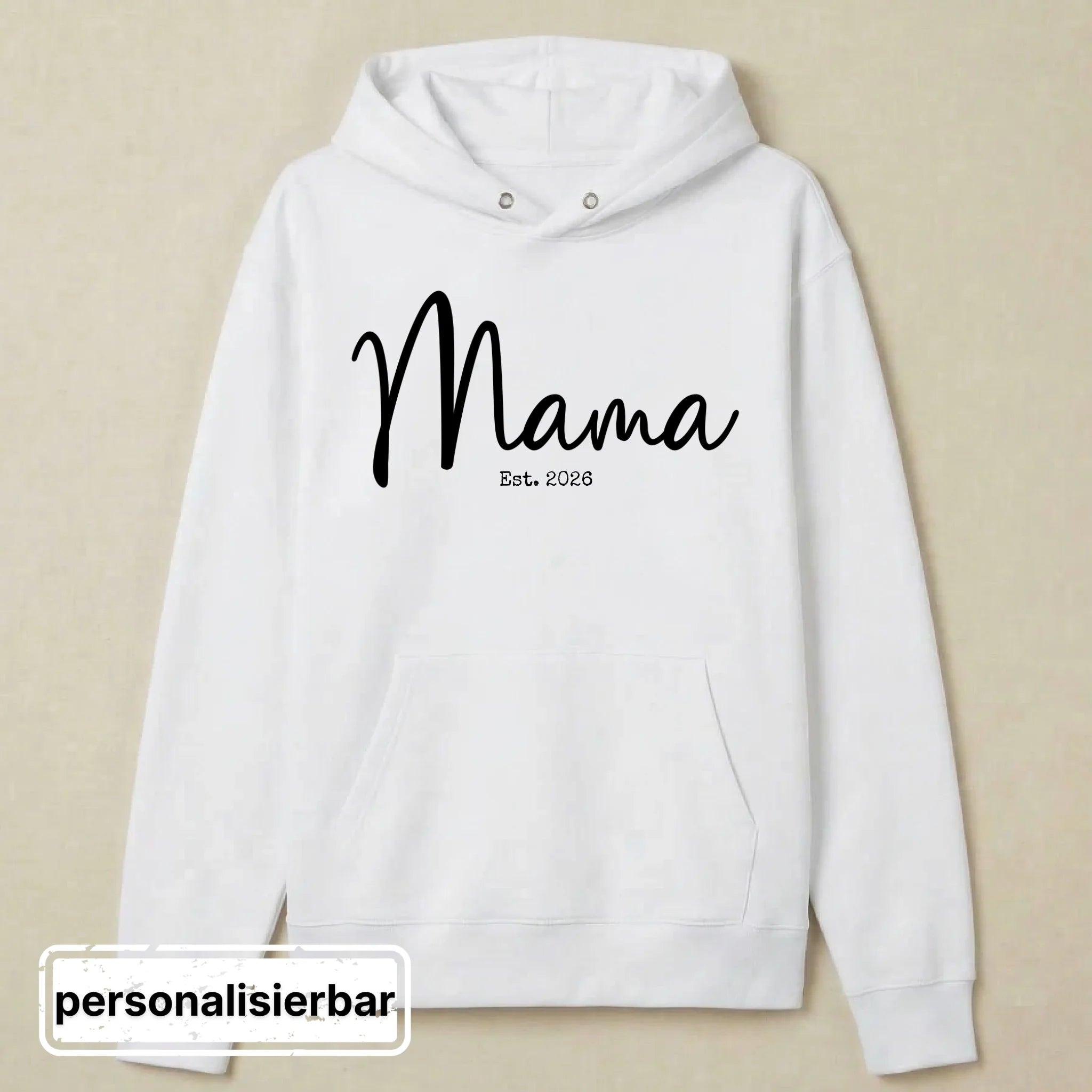 Hoodie front - weiß