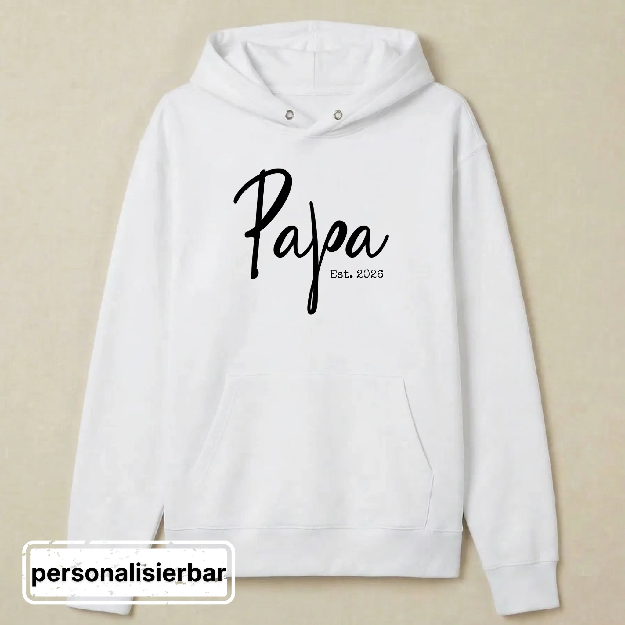 Hoodie front - weiß