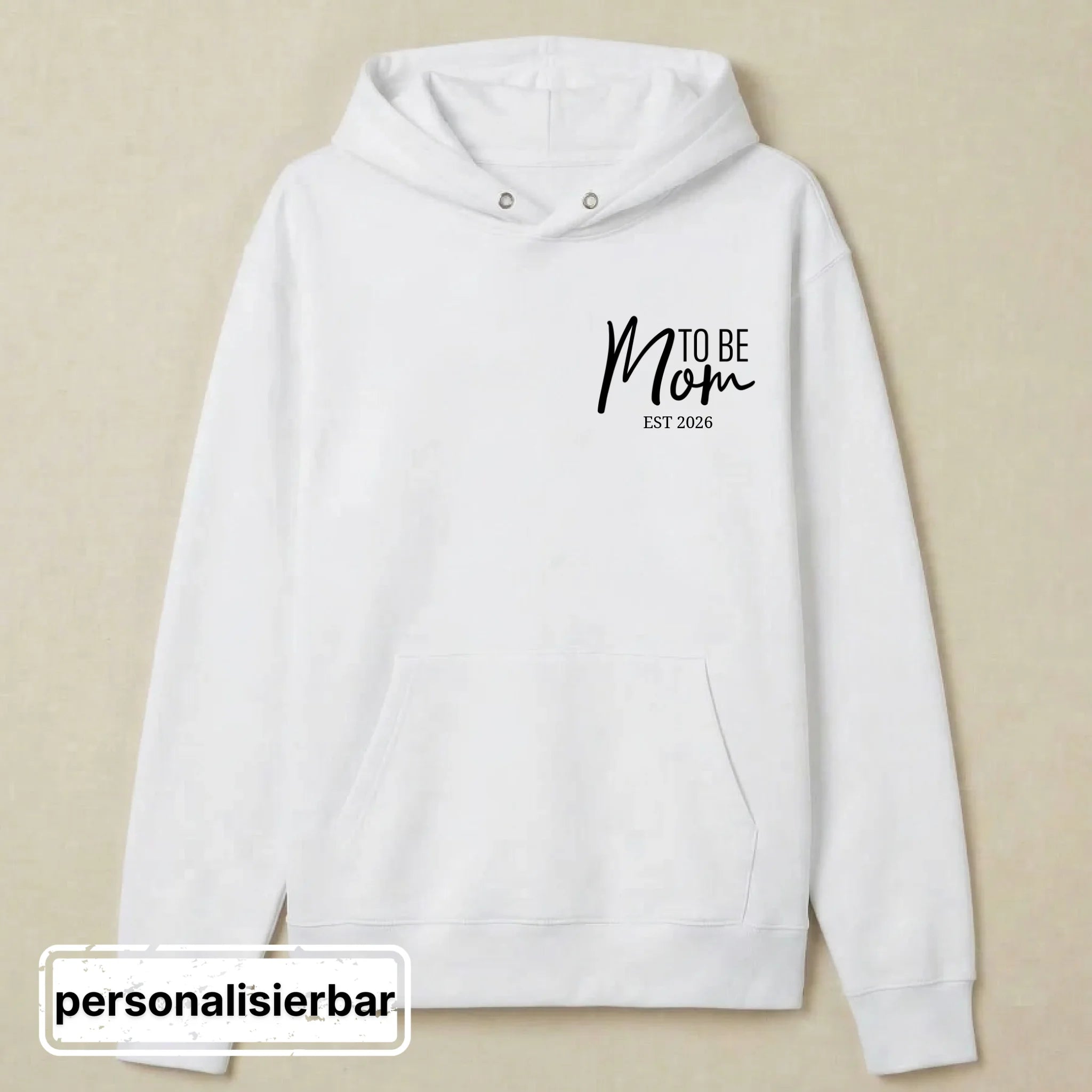 Hoodie front - weiß
