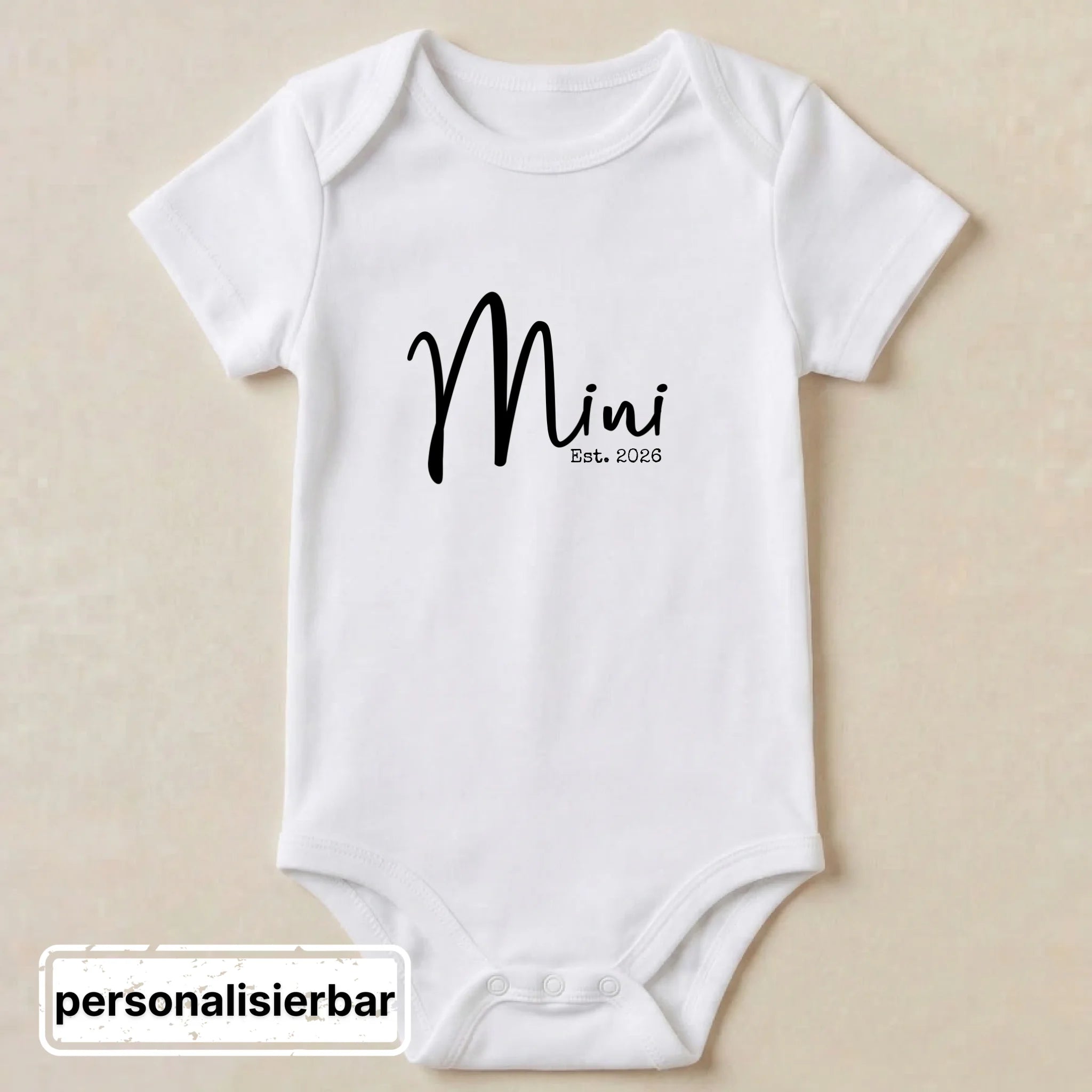 Mockup Baby Body - Weiß