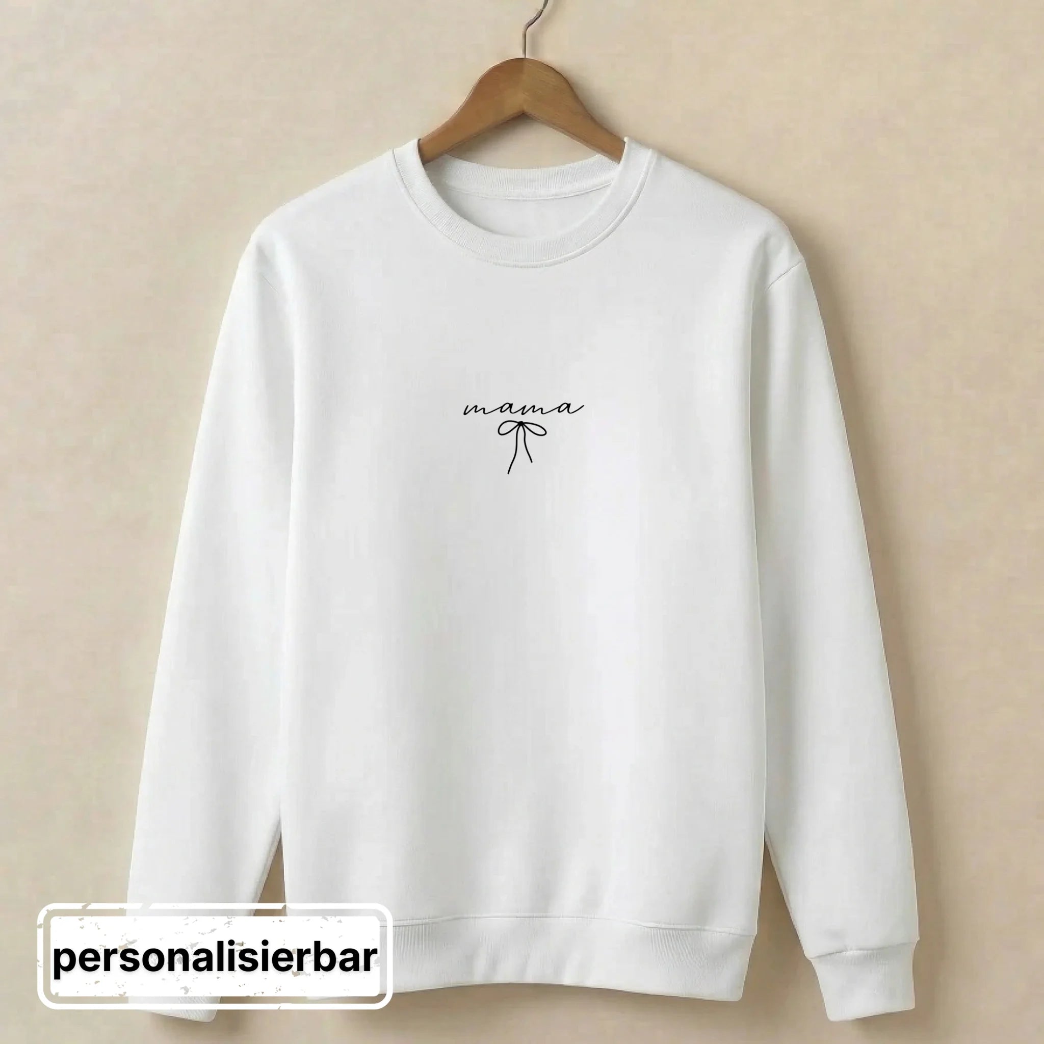Hoodie front - weiß