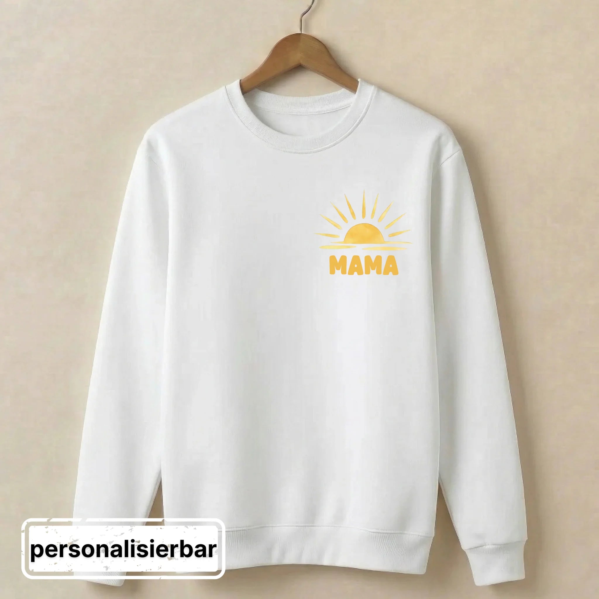 Hoodie front - weiß
