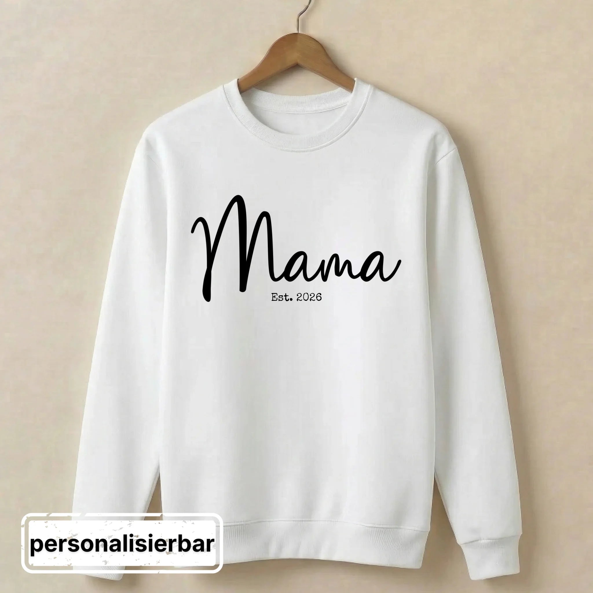 Hoodie front - weiß