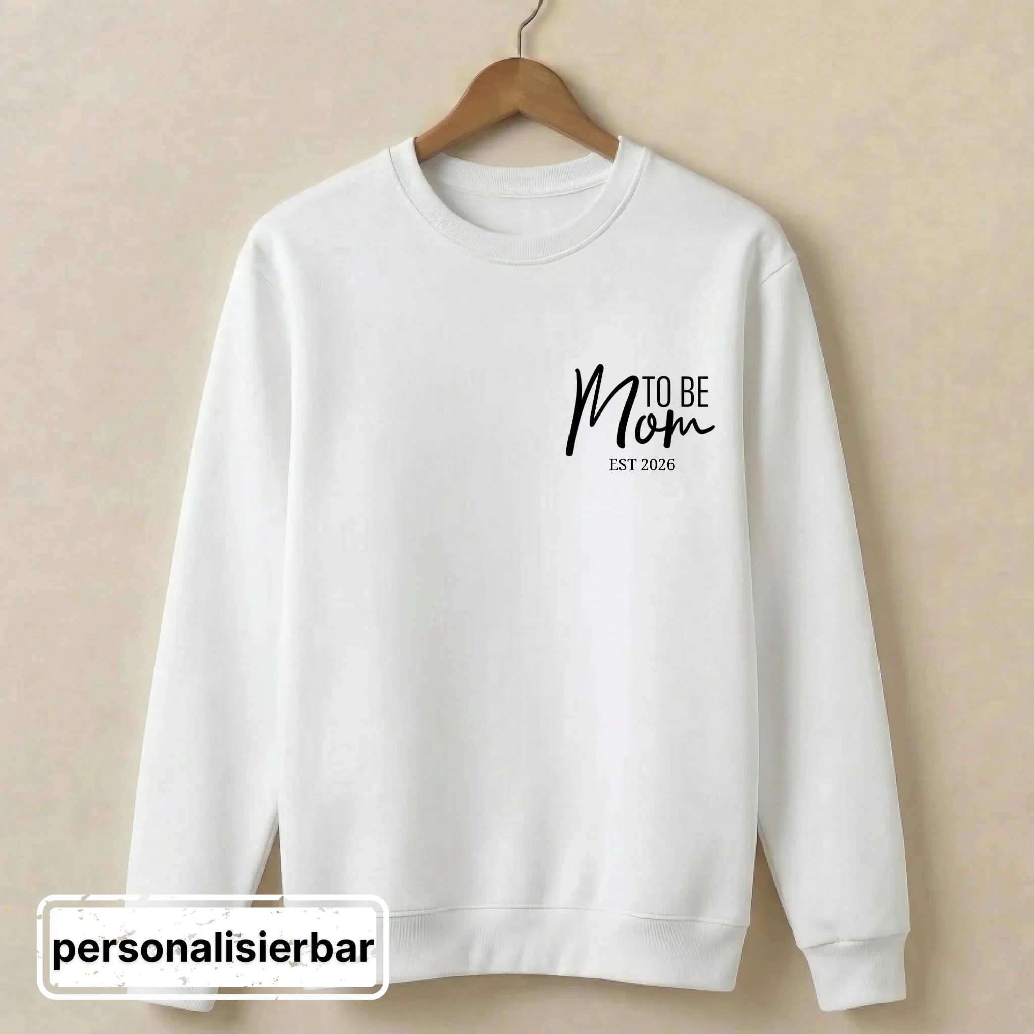 Hoodie front - weiß