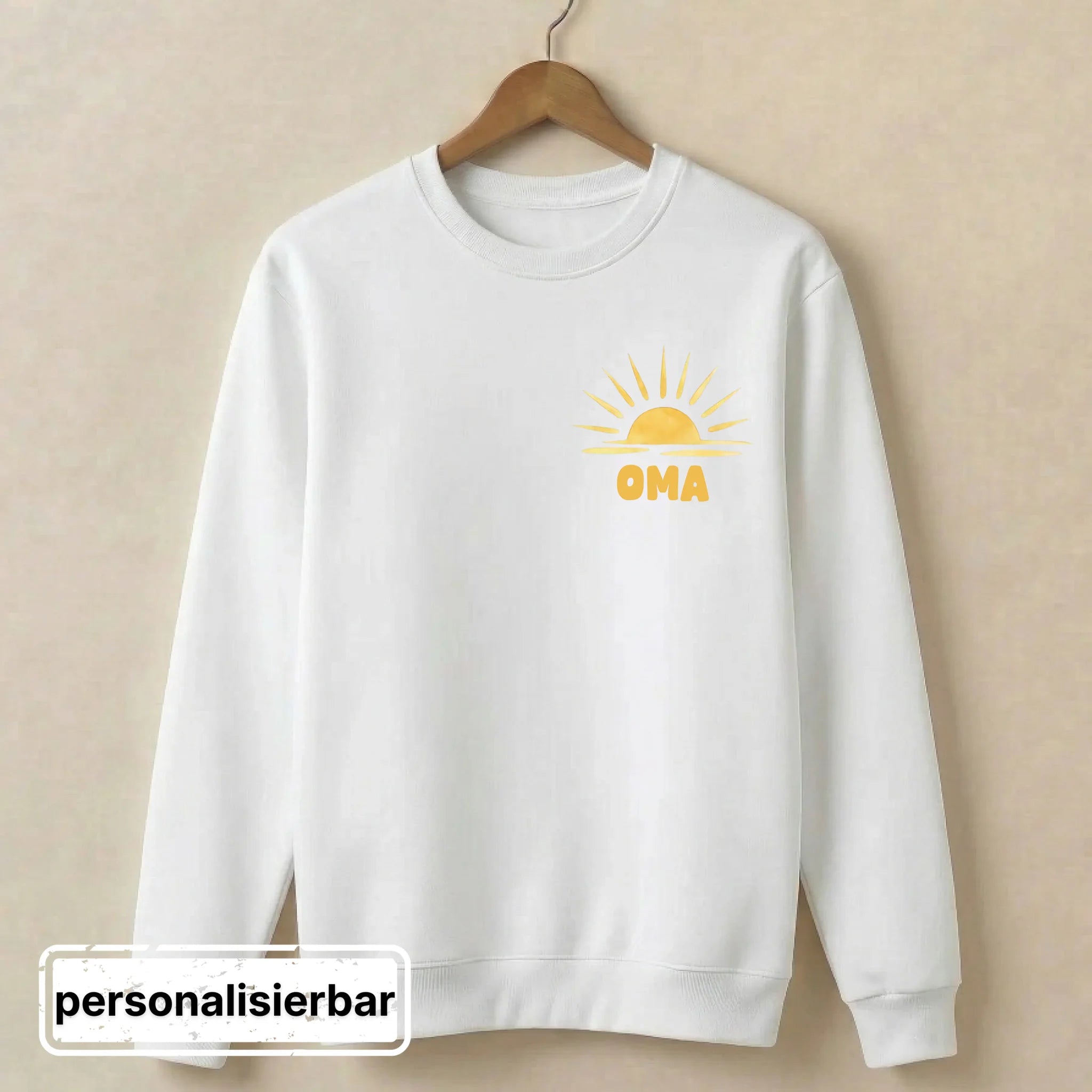 Hoodie front - weiß