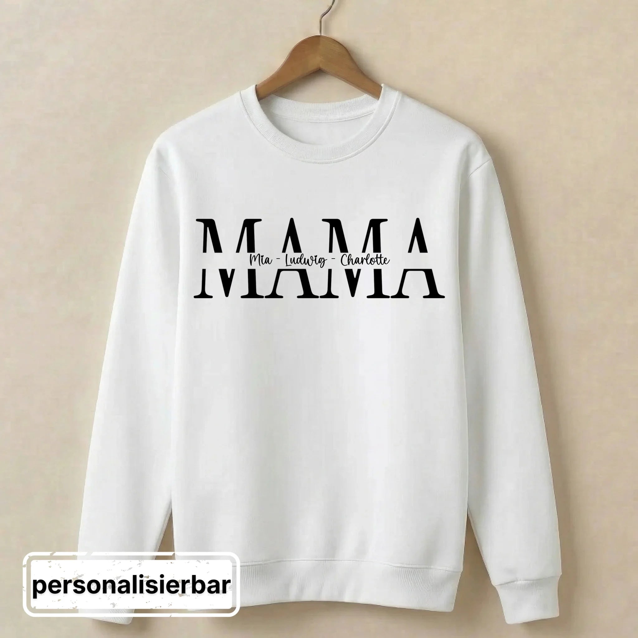 Hoodie front - weiß