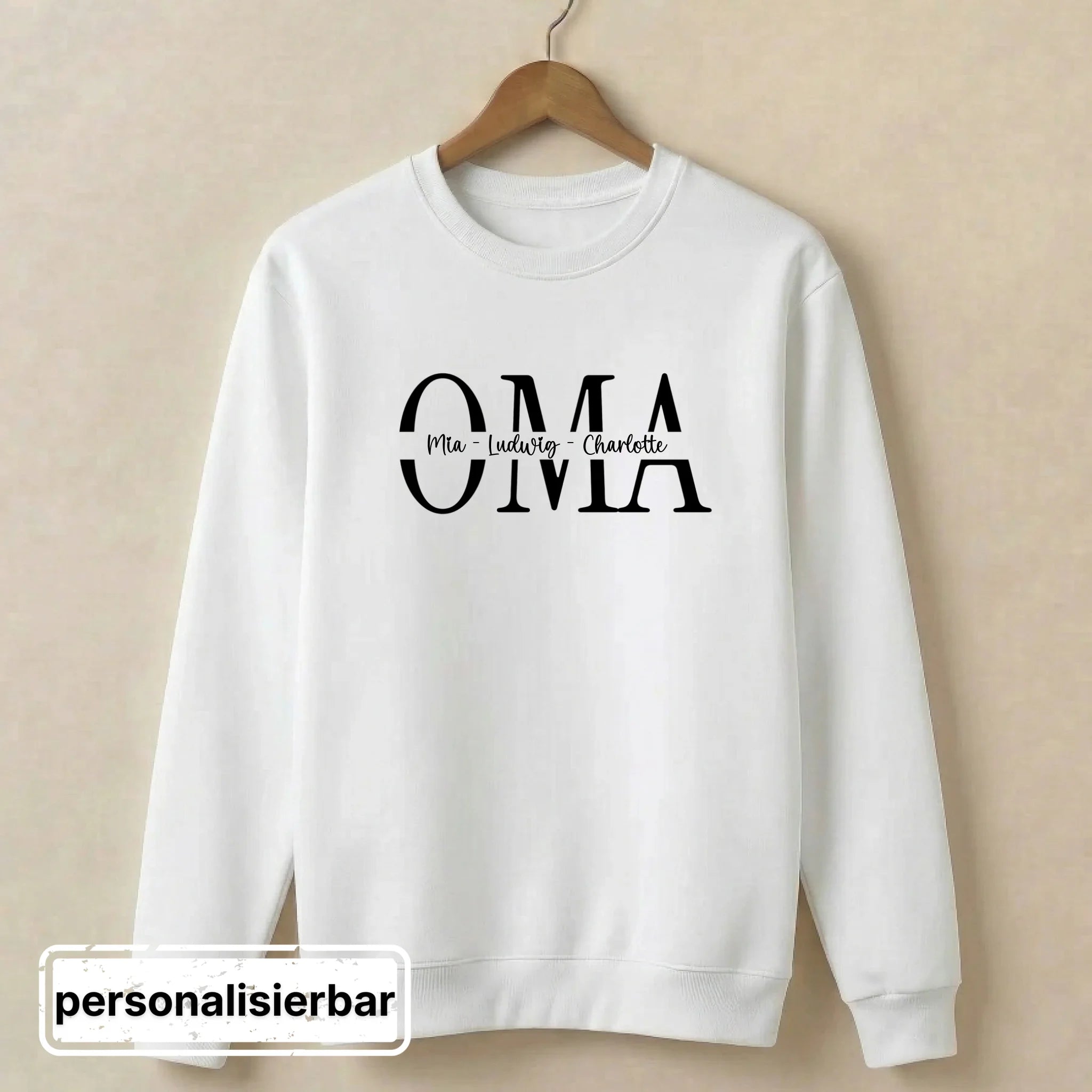 Hoodie front - weiß