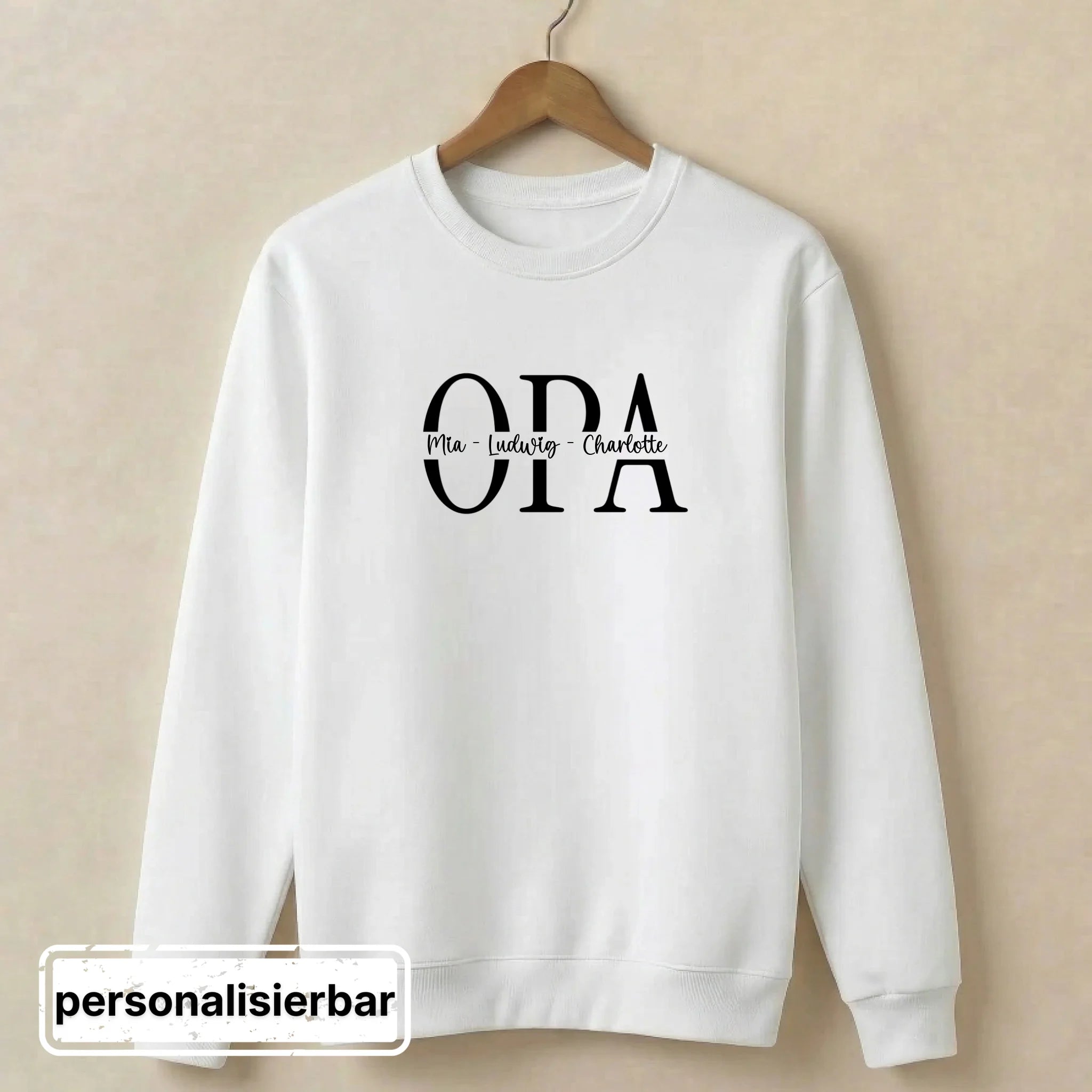 Hoodie front - weiß