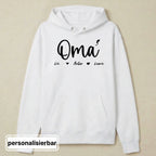 Hoodie front - weiß
