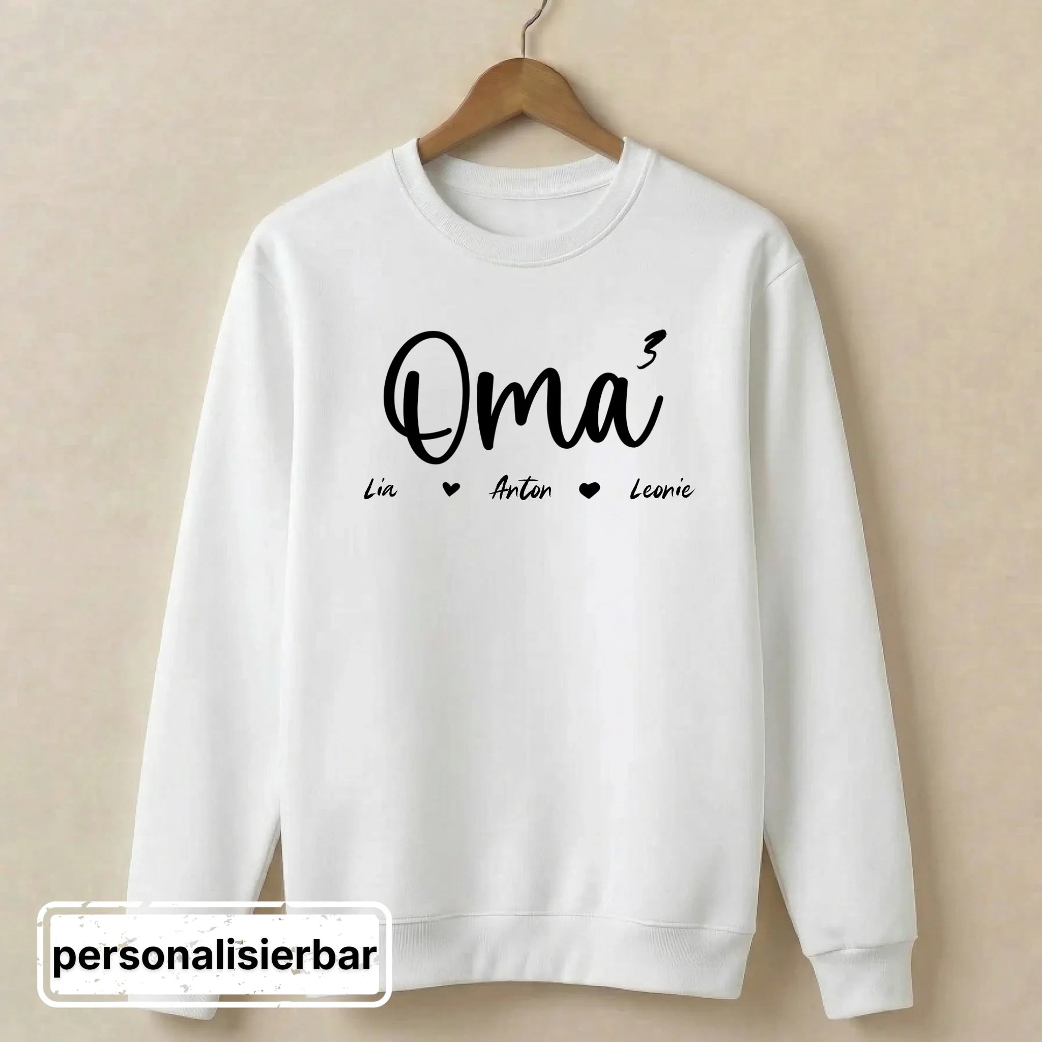 Hoodie front - weiß