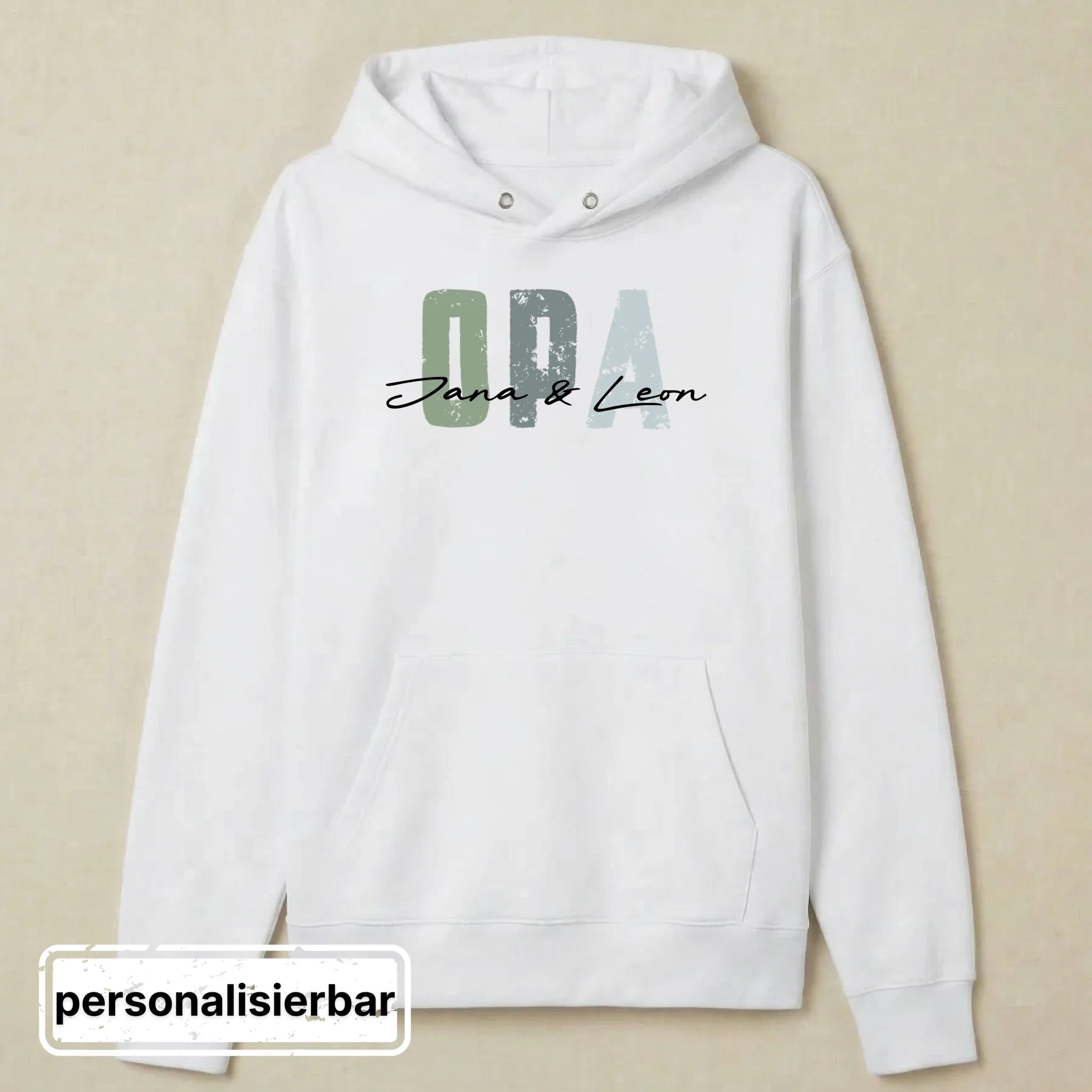 Hoodie front - weiß