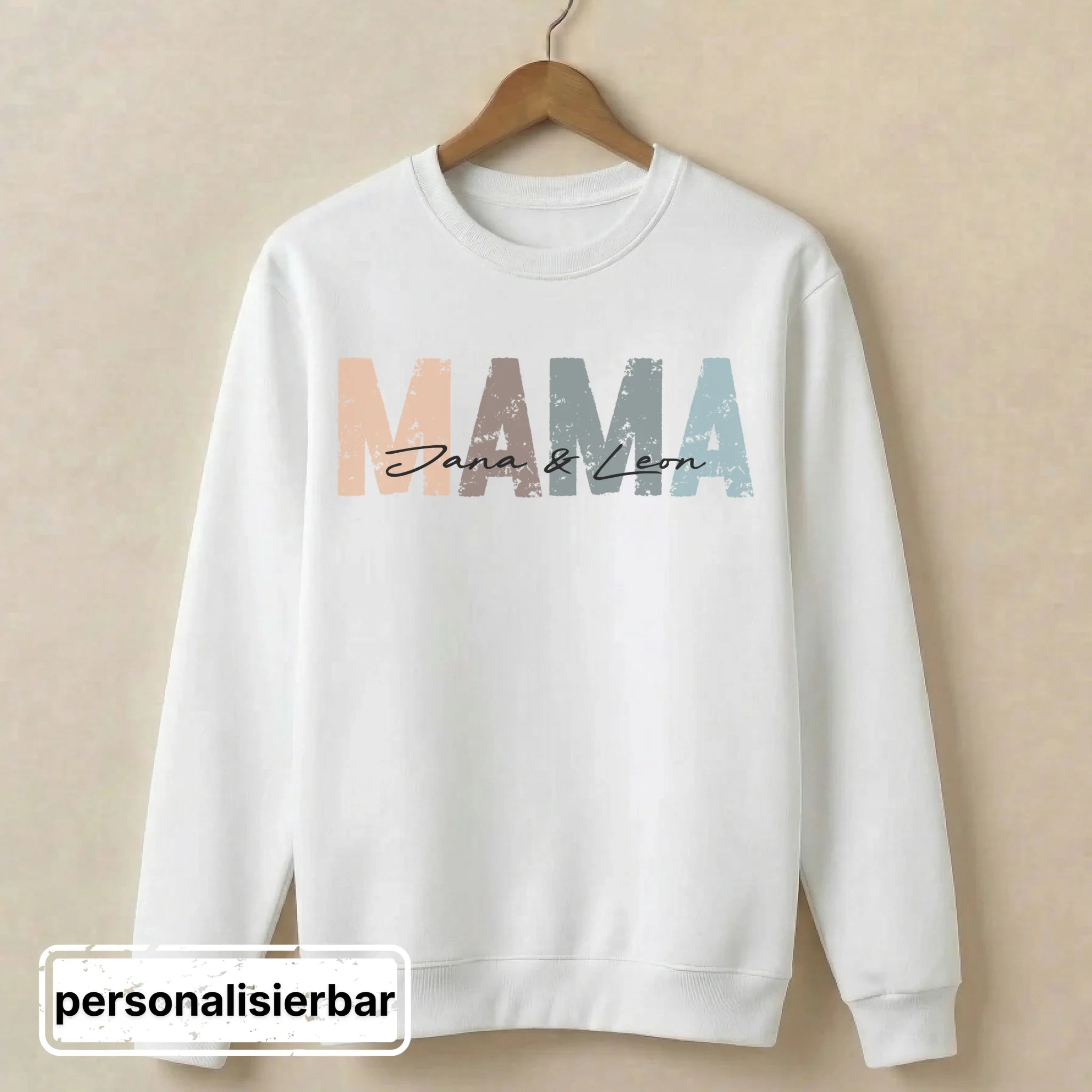 Hoodie front - weiß
