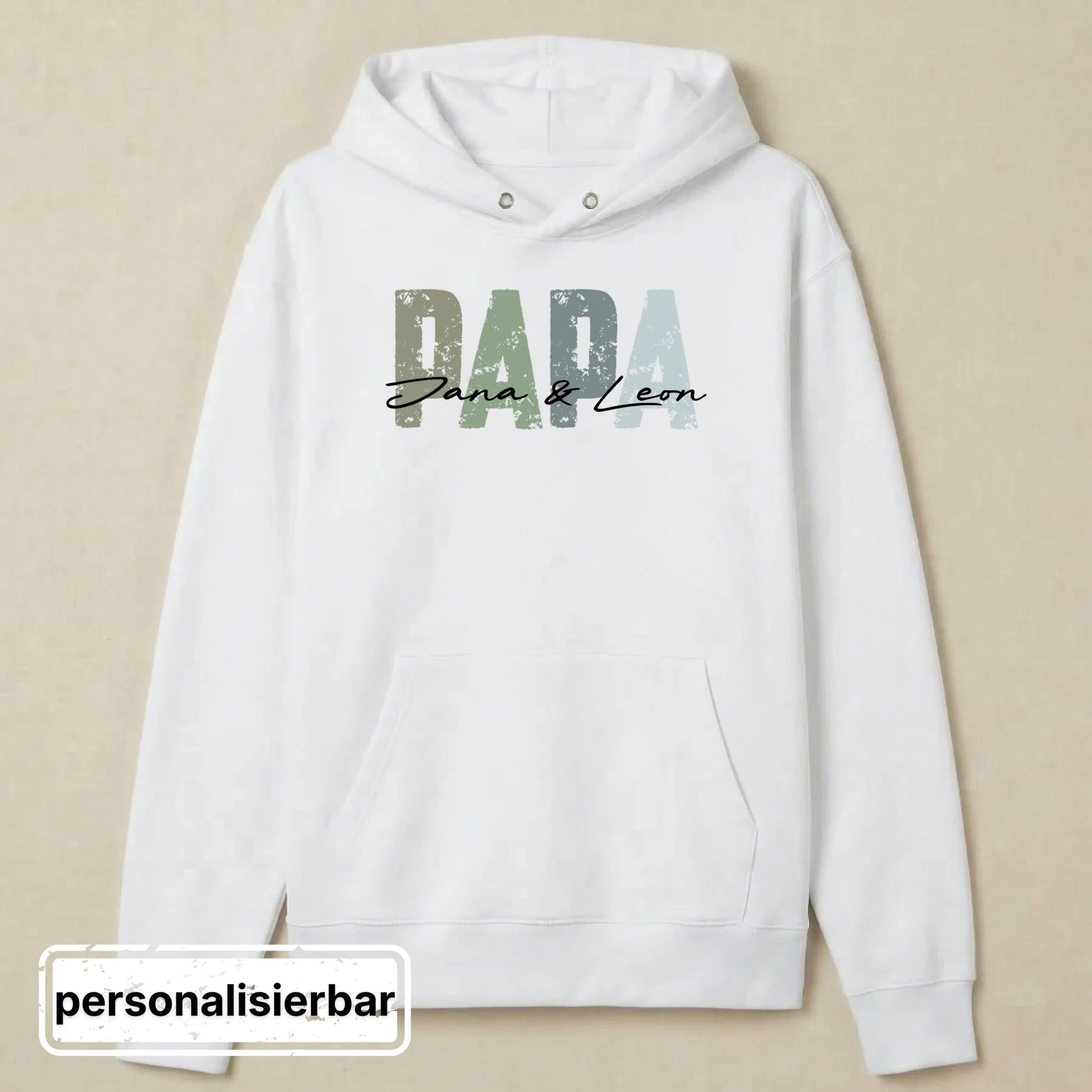 Hoodie front - weiß