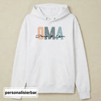 Hoodie front - weiß