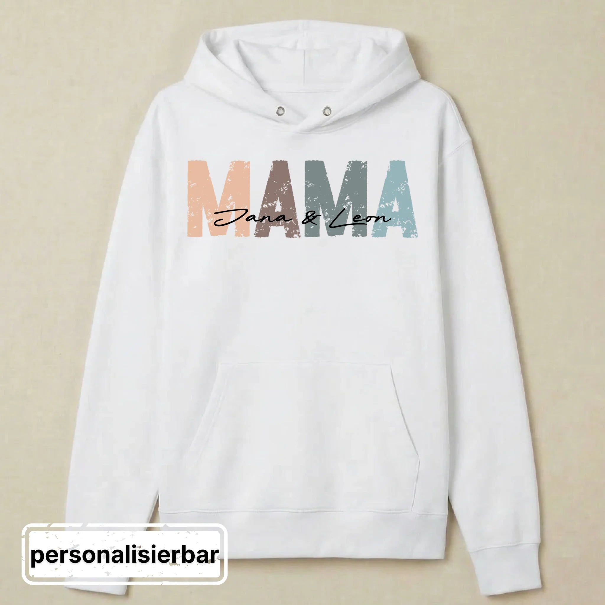 Hoodie front - weiß
